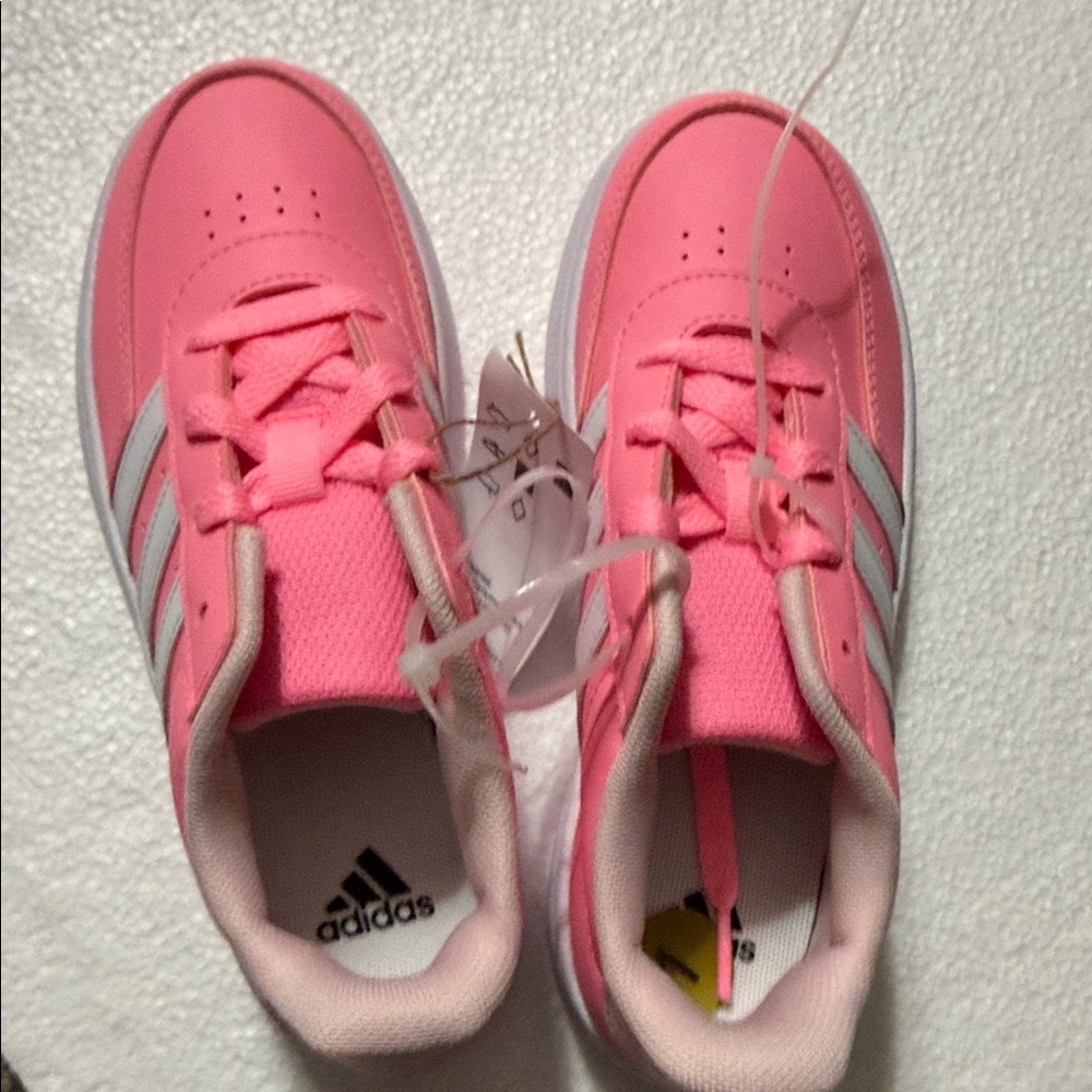 Adidas Kids Bright Pink Sneakers
